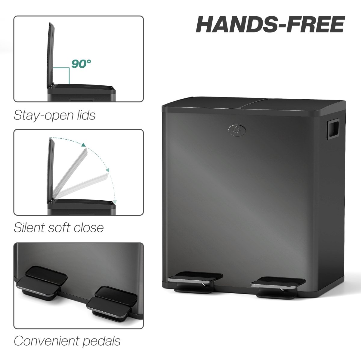 cortex-london-windsor-dual-kitchen-recycling-pedal-bin-2-x-20l-glossy-black