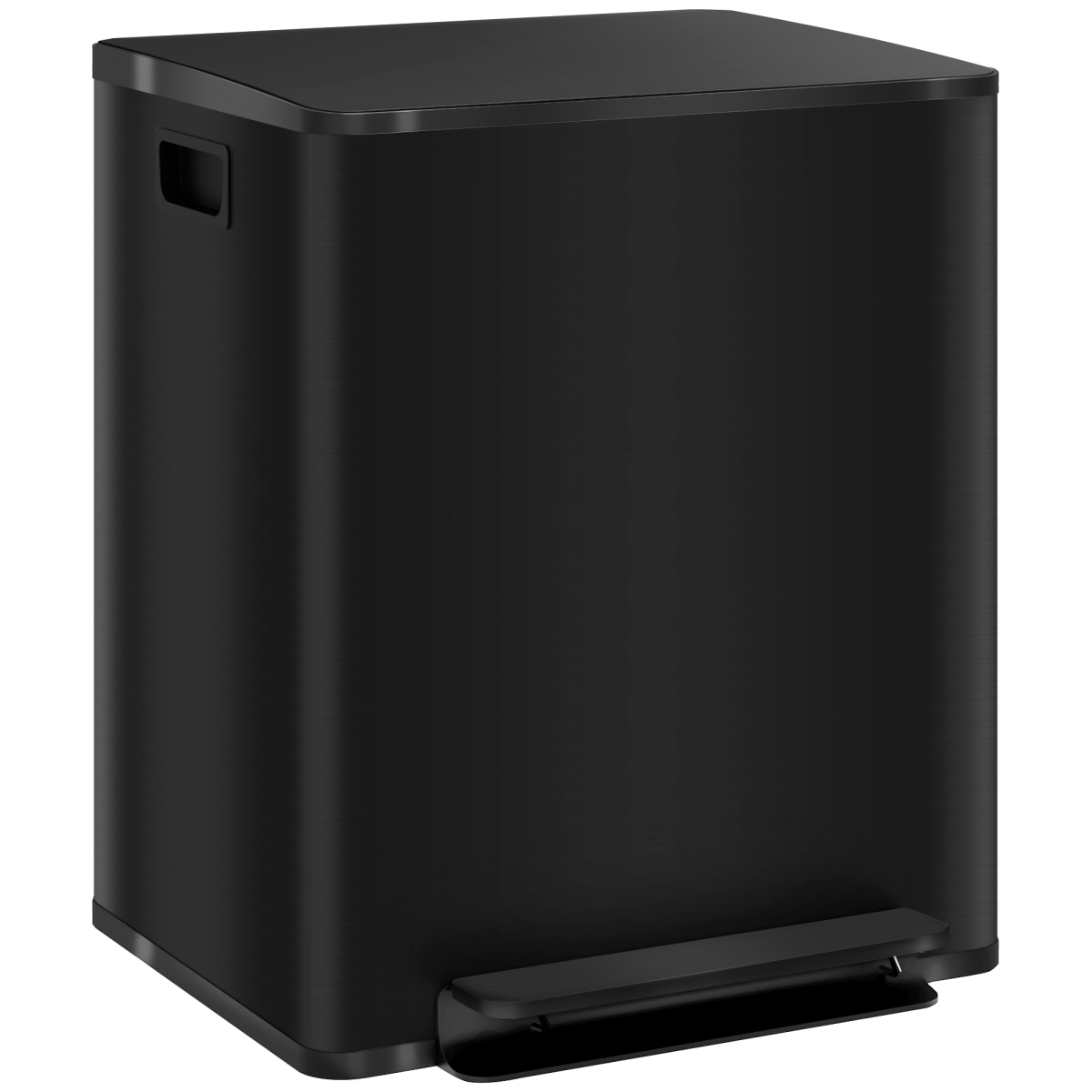 cortex-london-windsor-double-25l-kitchen-pedal-bin-black