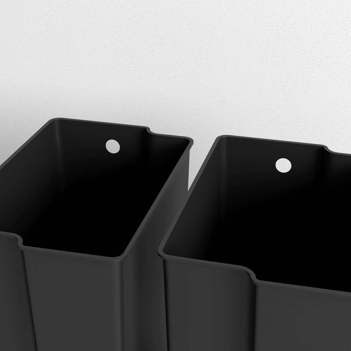 cortex-london-windsor-double-25l-kitchen-pedal-bin-black