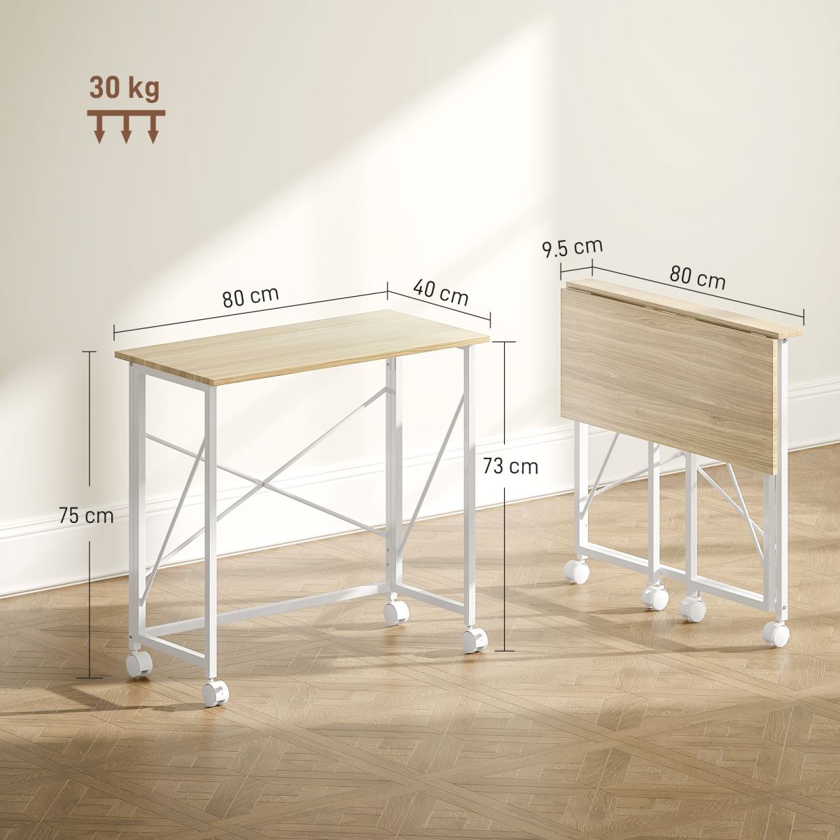 cortex-london-windsor-folding-desk-on-wheels-oak-tone-white