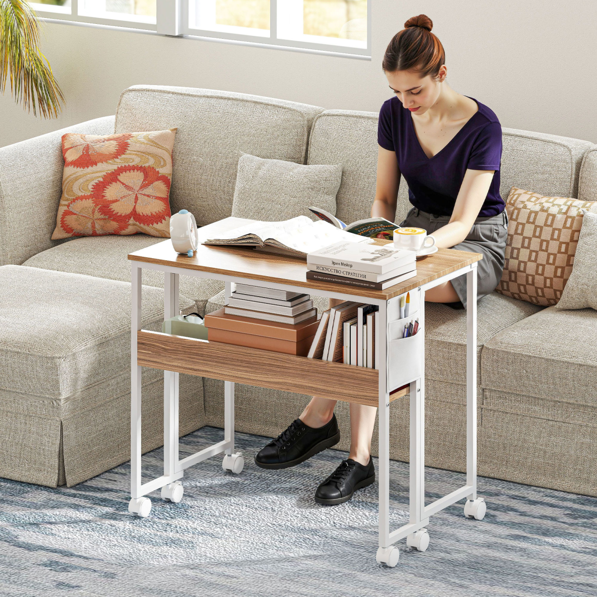 cortex-london-york-80-cm-foldable-computer-desk-on-wheels-natural-wood-finish-white