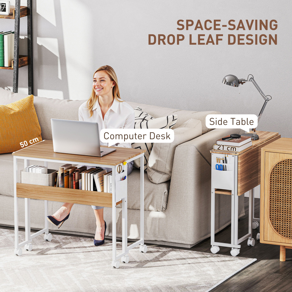 cortex-london-york-80-cm-foldable-computer-desk-on-wheels-natural-wood-finish-white