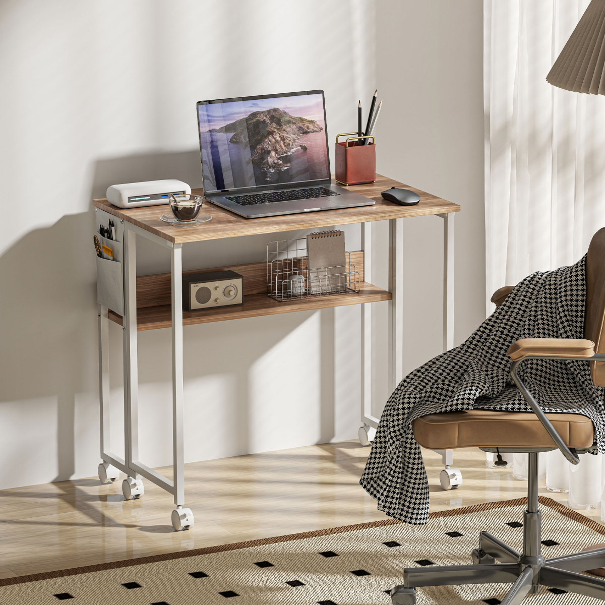 cortex-london-york-80-cm-foldable-computer-desk-on-wheels-natural-wood-finish-white