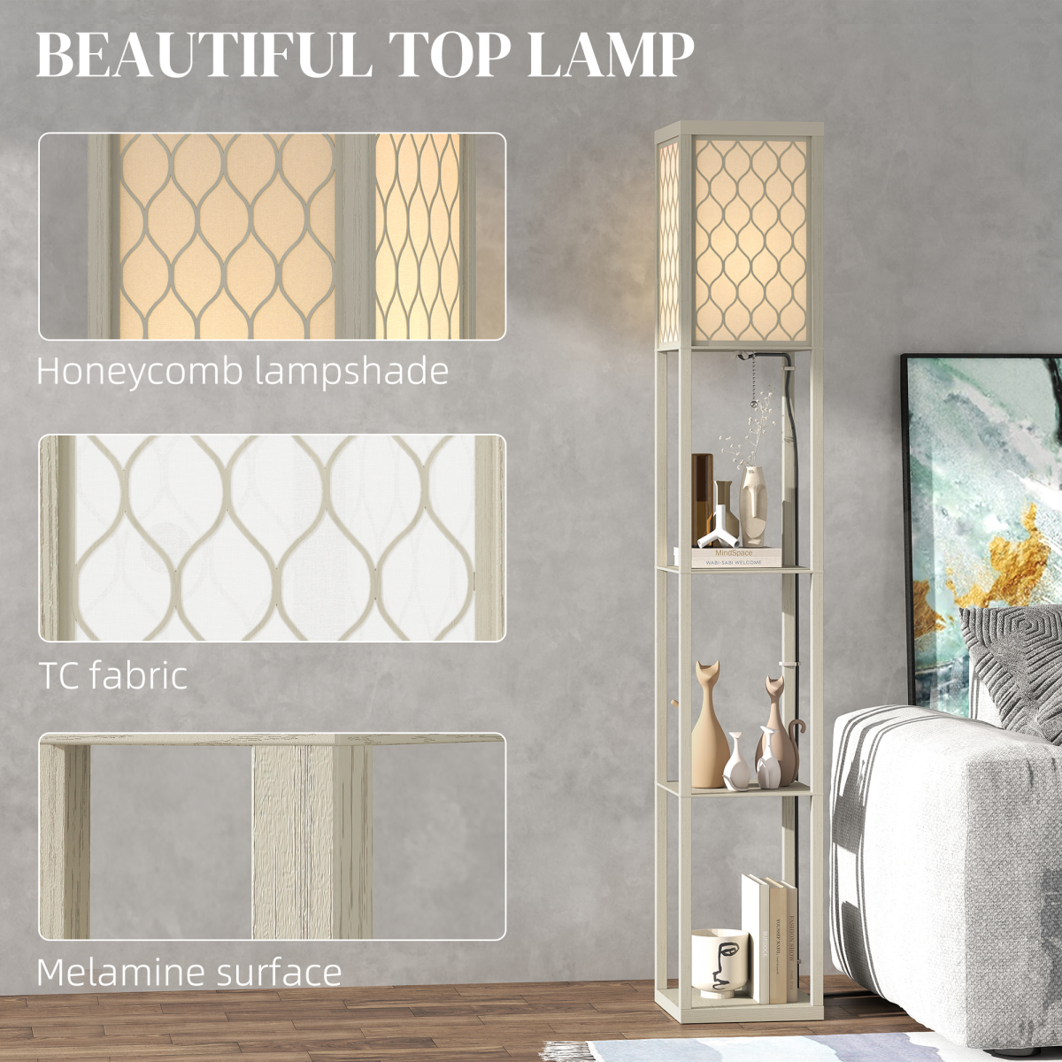 cortex-london-york-oak-white-honeycomb-shelf-floor-lamp