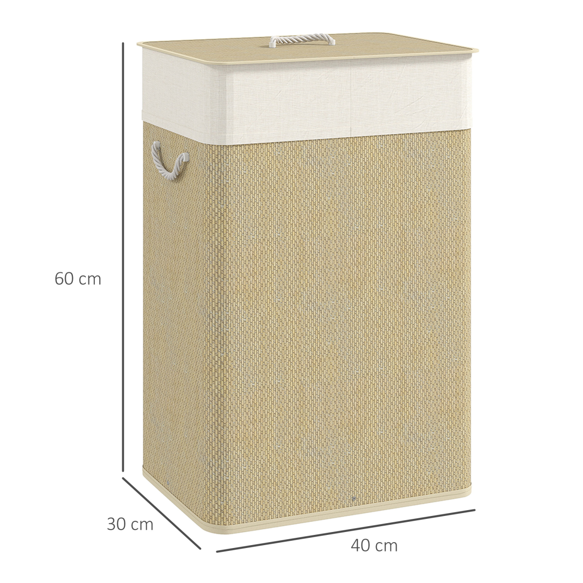 cortex-london-york-bamboo-laundry-hamper-72l-removable-machine-washable-liner-bag-nature-wood-finish