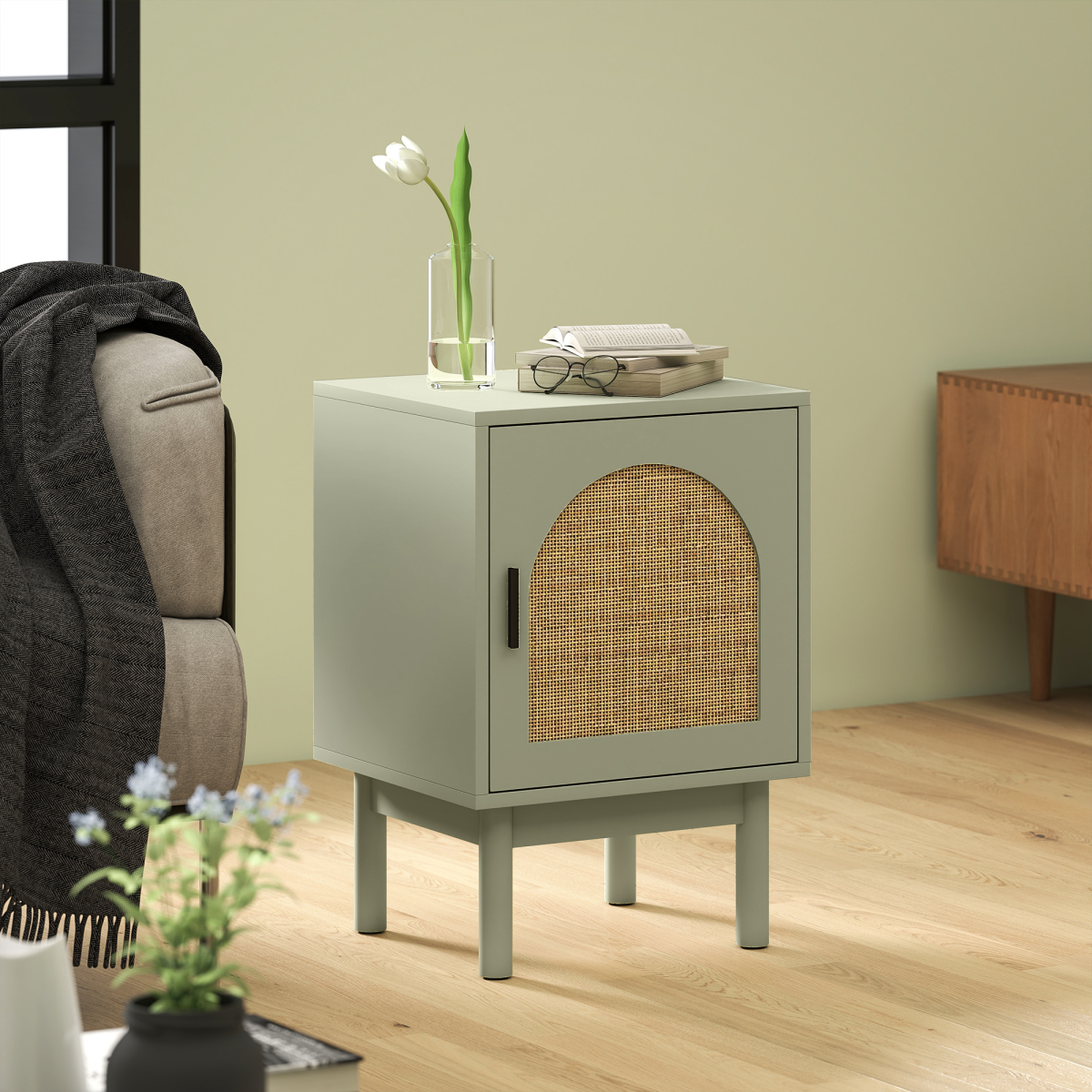cortex-london-york-boho-rattan-bedside-table-light-green