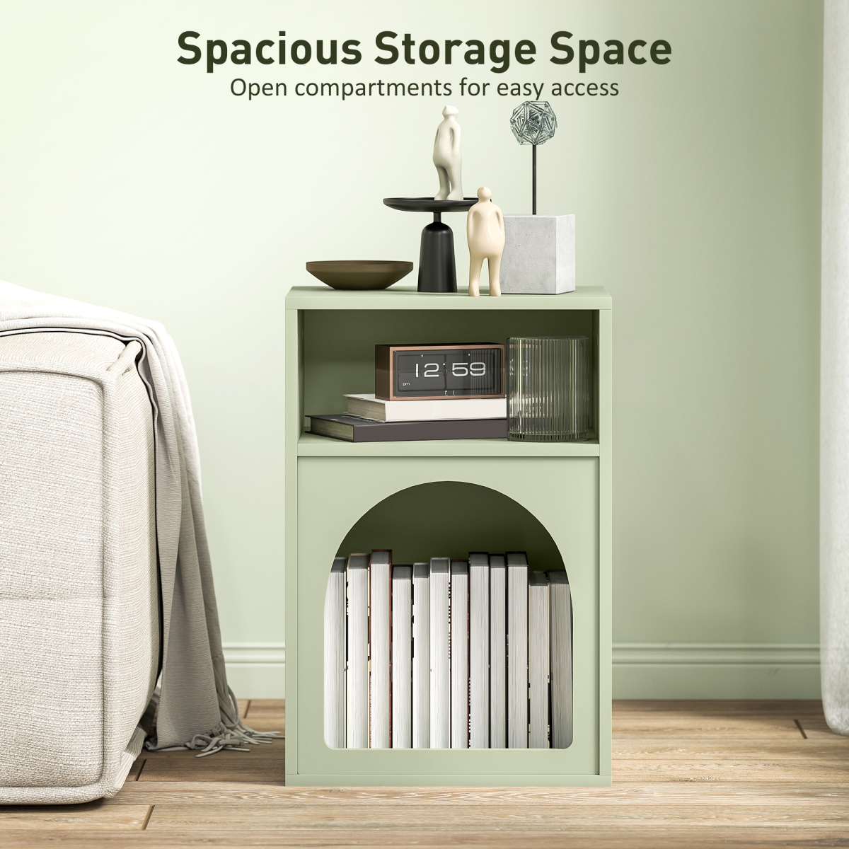 cortex-london-kensington-arch-bedside-table-light-green-mdf