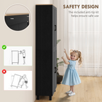 cortex-london-windsor-black-kitchen-storage-cabinet-four-doors-five-inner-shelves