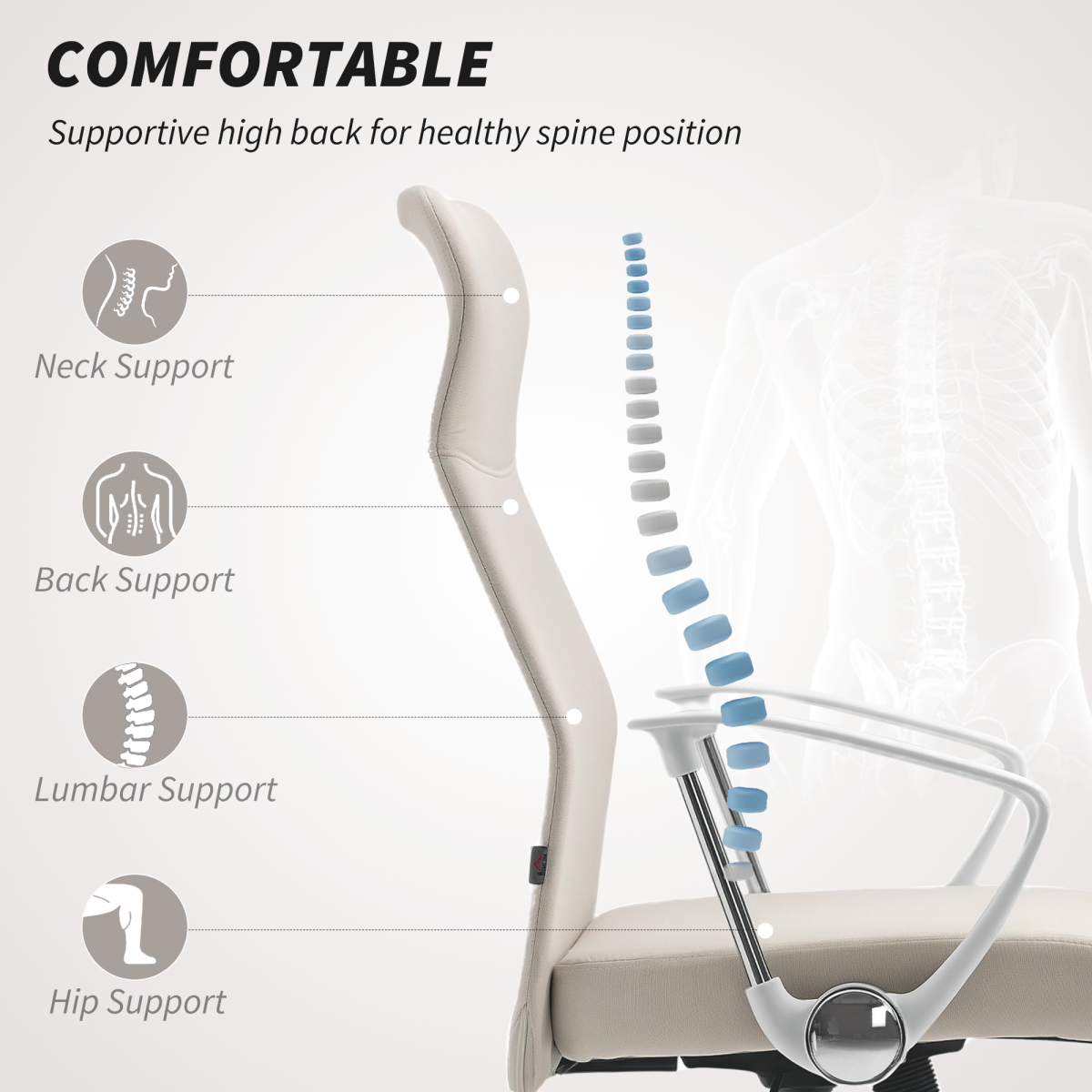 cortex-london-york-high-back-cream-white-office-chair