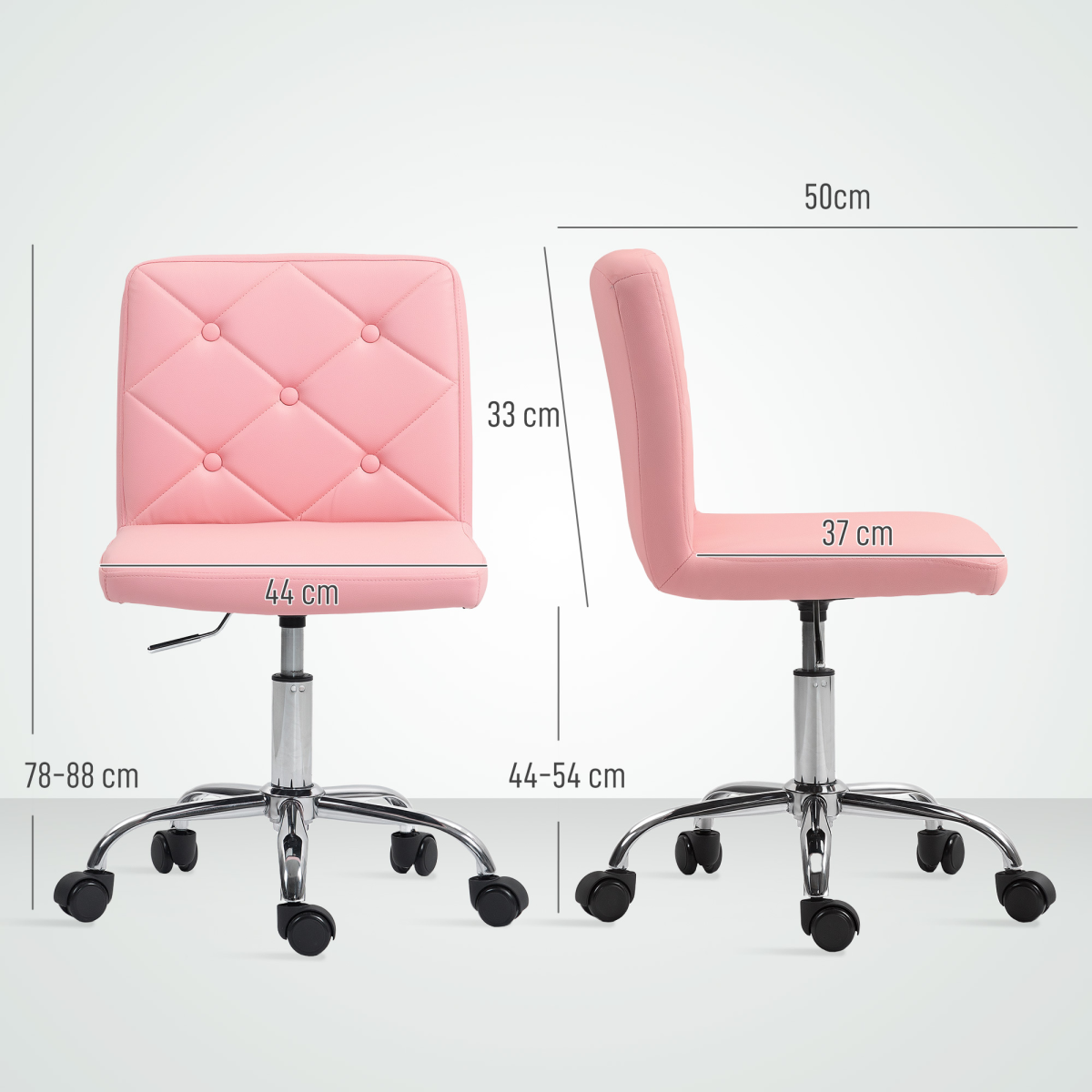 cortex-london-windsor-pink-tufted-vanity-desk-chair-with-rolling-pu-wheels