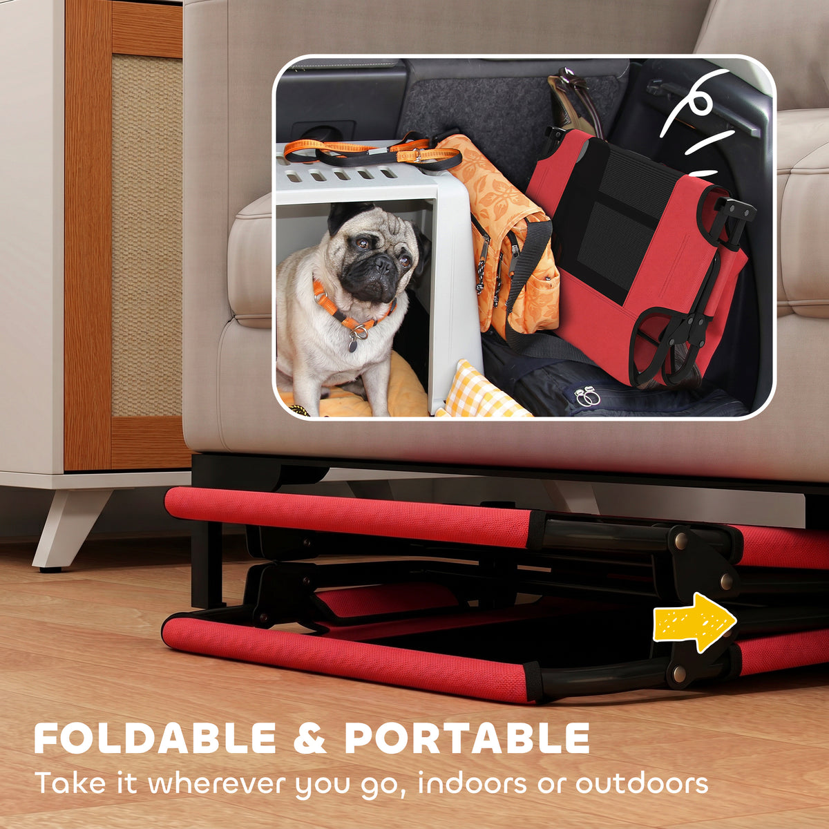 cortex-london-windsor-raised-dog-bed-breathable-mesh-red-black