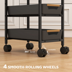 cortex-london-york-kitchen-storage-trolley-five-tier-four-drawers