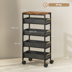 cortex-london-york-kitchen-storage-trolley-five-tier-four-drawers