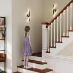cortex-london-homcom-spiral-led-wall-lamp-2-pack-black