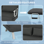 cortex-london-kensington-charcoal-grey-faux-suede-two-seater-sofa-bed