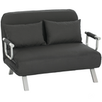 cortex-london-kensington-charcoal-grey-faux-suede-two-seater-sofa-bed
