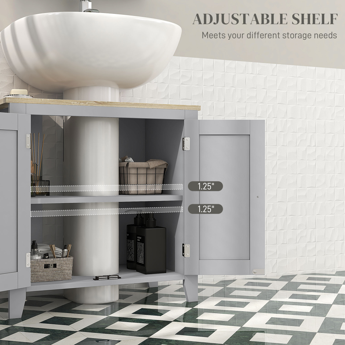 cortex-london-windsor-grey-under-sink-bathroom-cabinet-mdf-adjustable-shelf