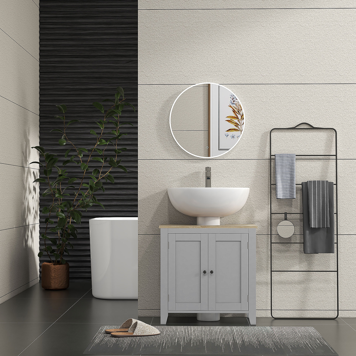 cortex-london-windsor-grey-under-sink-bathroom-cabinet-mdf-adjustable-shelf