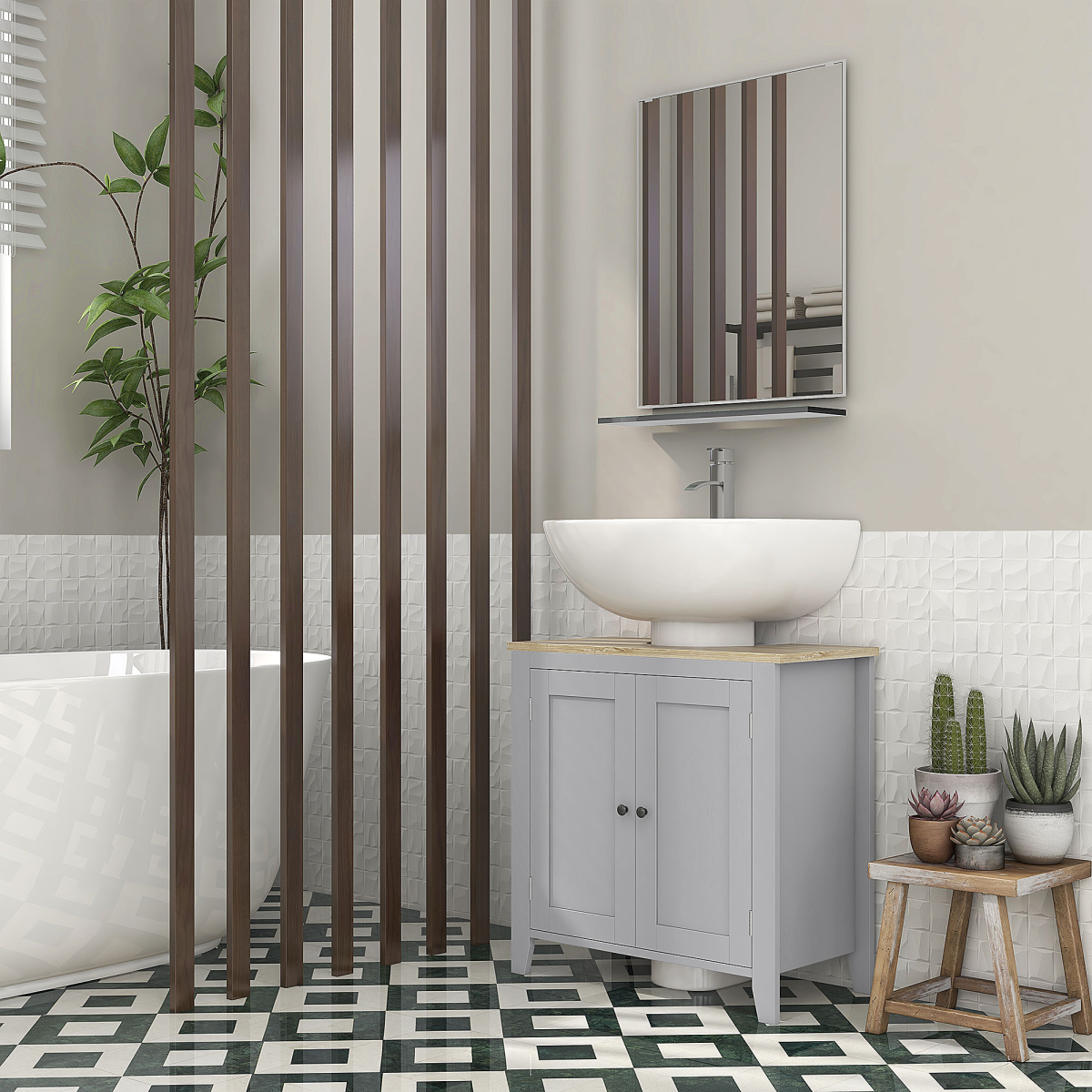 cortex-london-windsor-grey-under-sink-bathroom-cabinet-mdf-adjustable-shelf