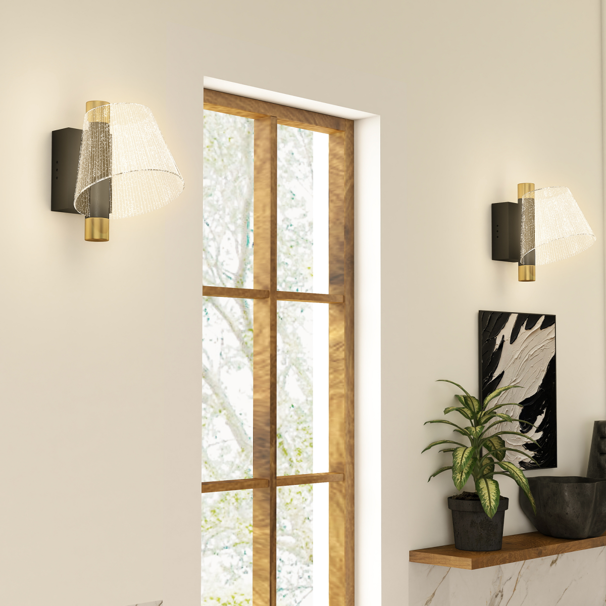 cortex-london-homcom-bath-star-led-wall-lamp-black-two-pack