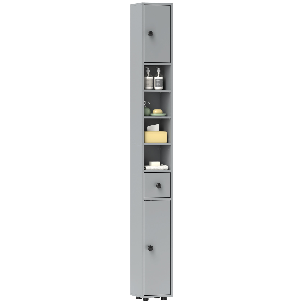 cortex-london-york-slim-grey-bathroom-storage-cabinet