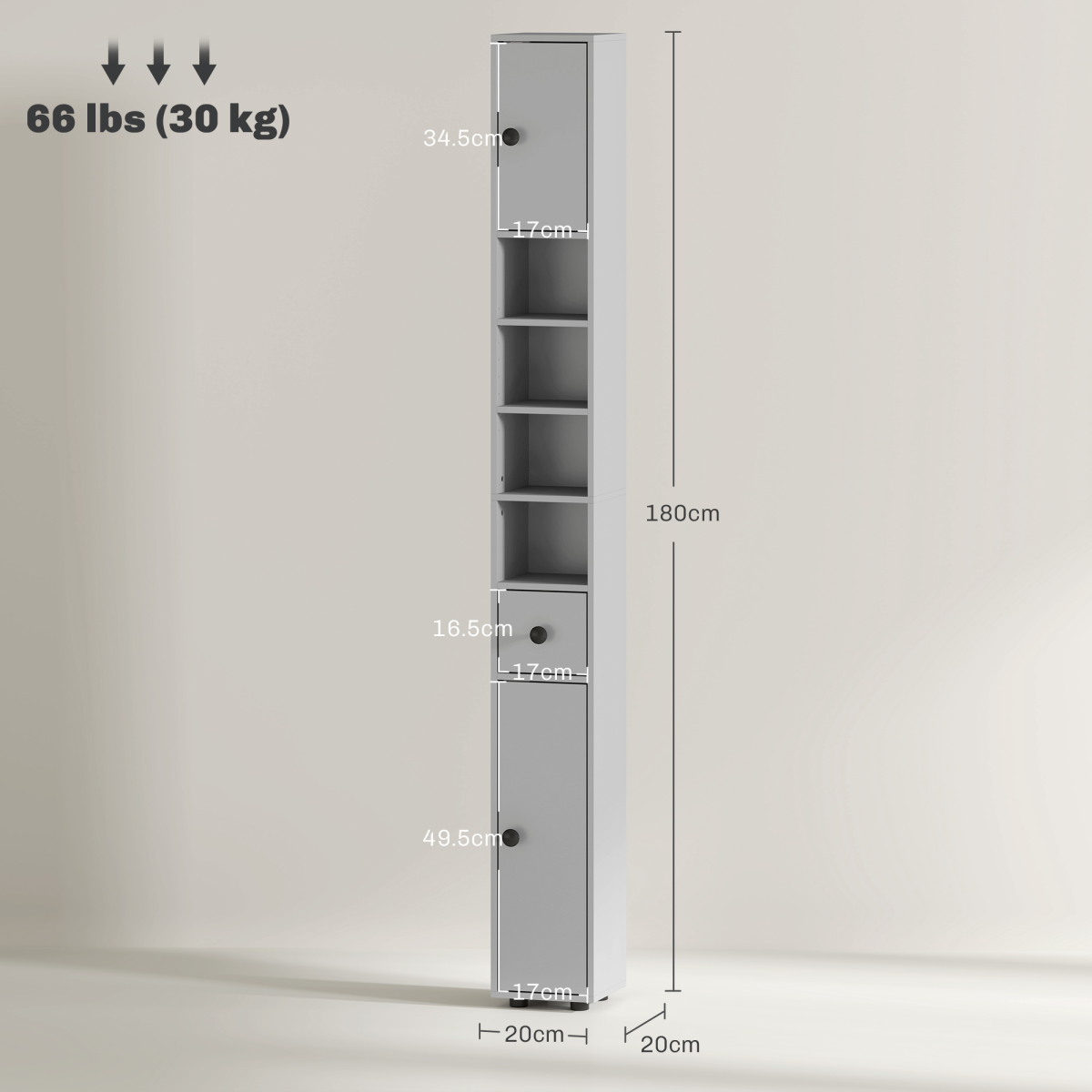 cortex-london-york-slim-grey-bathroom-storage-cabinet