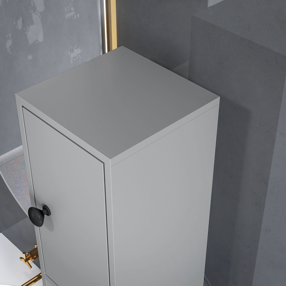 cortex-london-york-slim-grey-bathroom-storage-cabinet