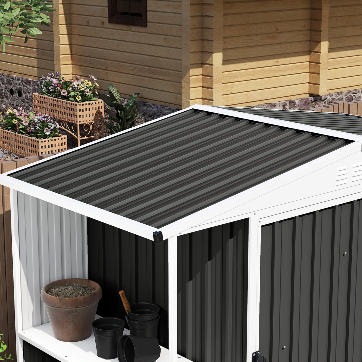 cortex-london-york-galvanised-steel-roofing-sheets-pack-of-12-black