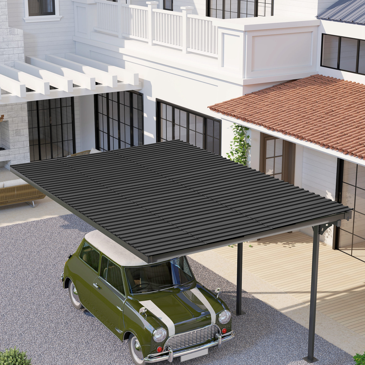 cortex-london-york-galvanised-steel-roofing-sheets-pack-of-12-black