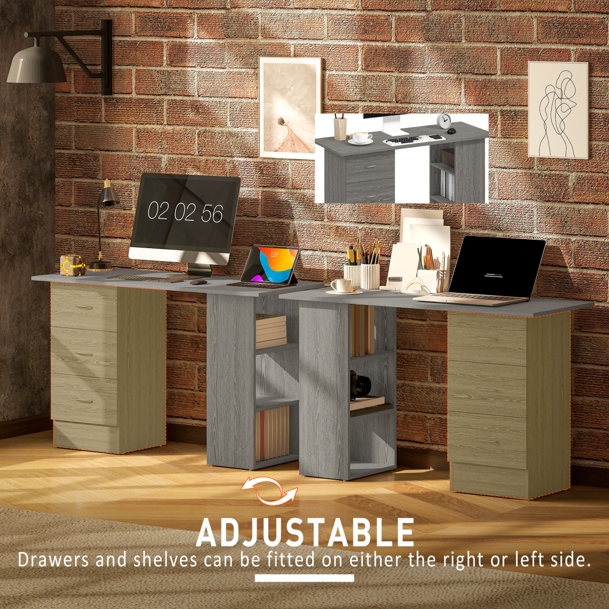 cortex-london-york-grey-mdf-computer-desk-with-drawers-and-shelves
