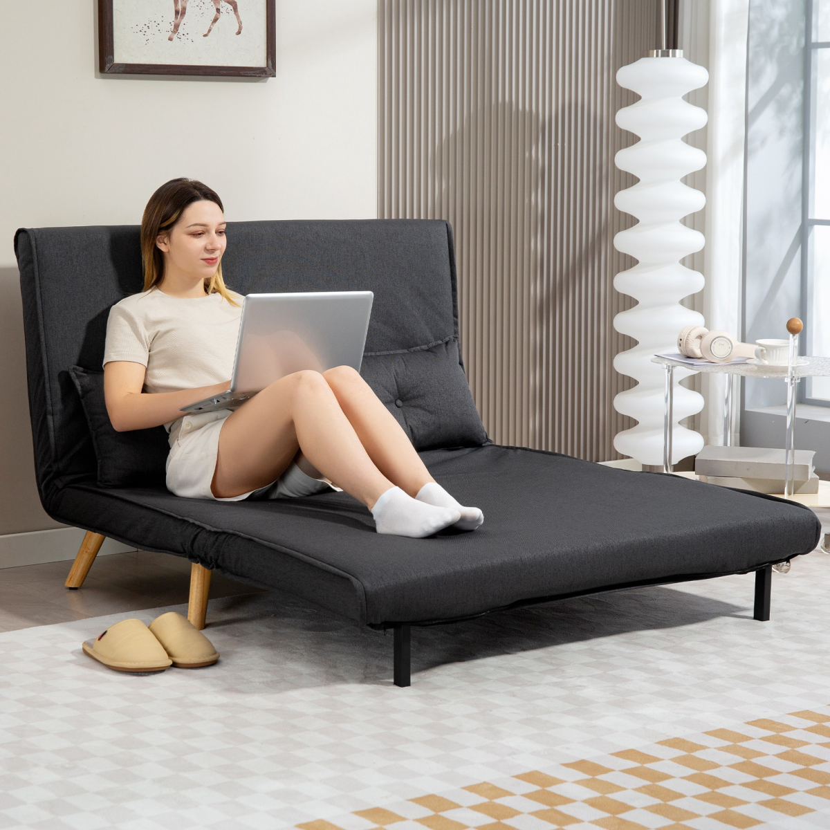 cortex-london-york-click-clack-two-seater-sofa-bed-charcoal-grey