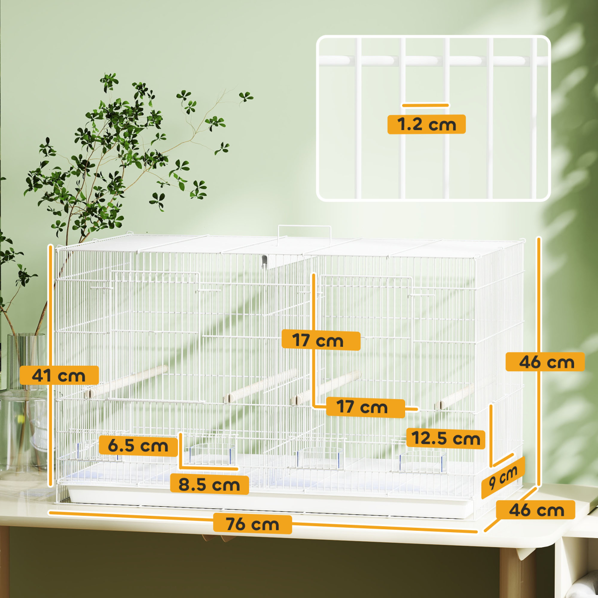 cortex-london-york-pawhut-white-bird-cage-divider-four-wooden-perches-slide-out-tray