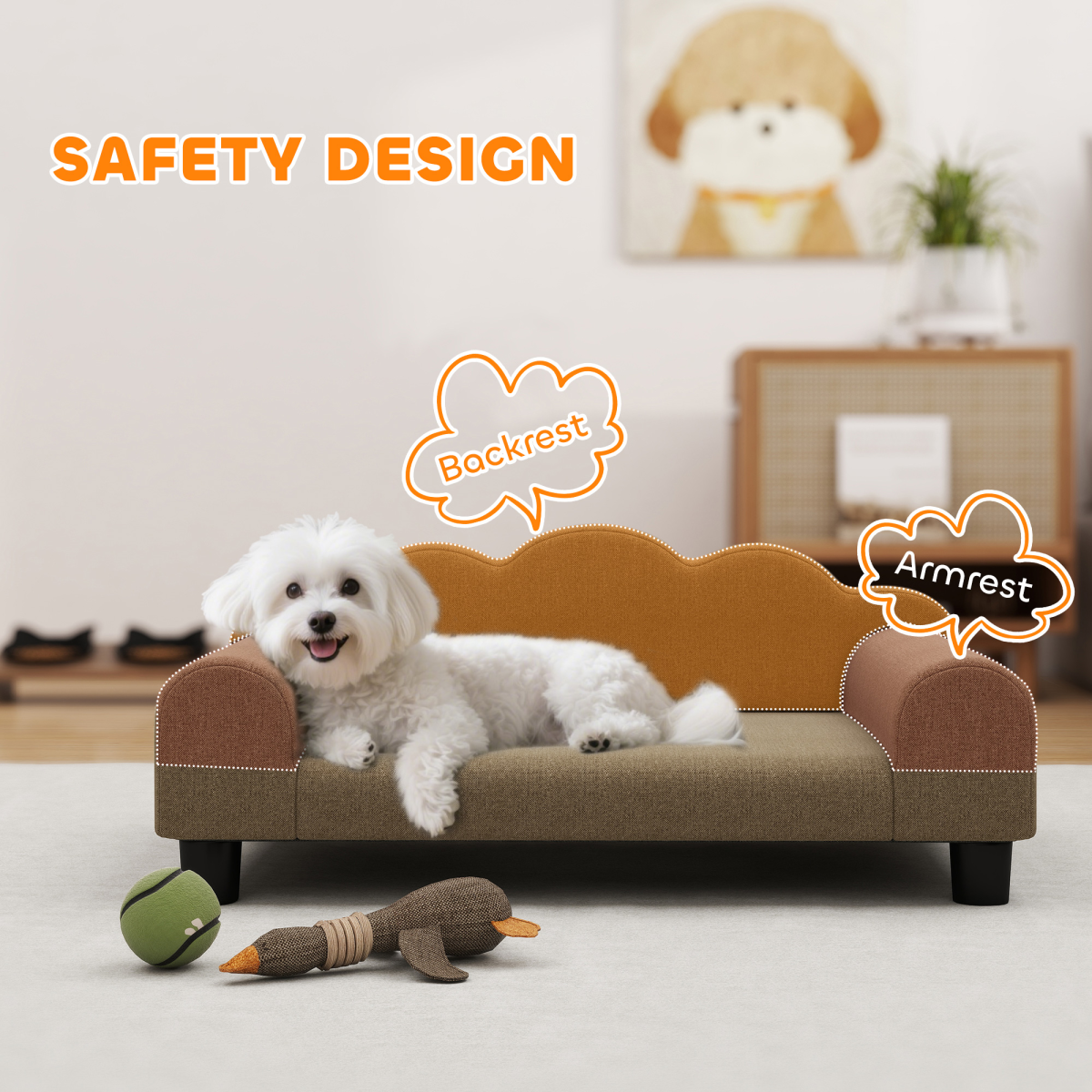 cortex-london-windsor-brown-dog-sofa-bed-backrest-armrests