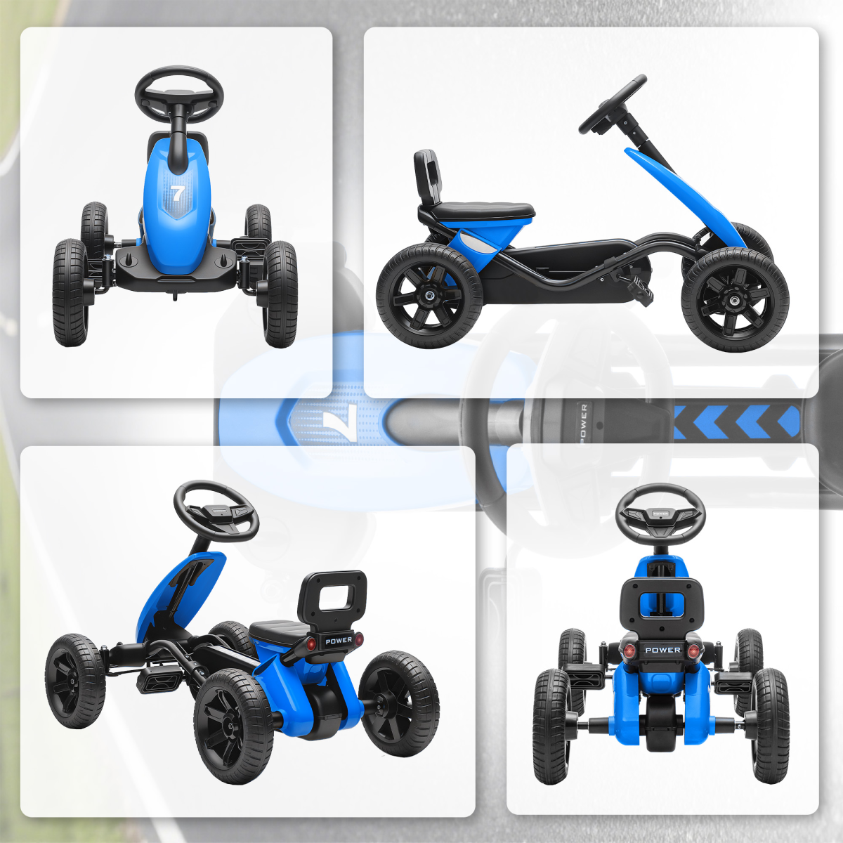 cortex-london-windsor-kids-pedal-go-kart-blue-eva-wheels-metal-frame
