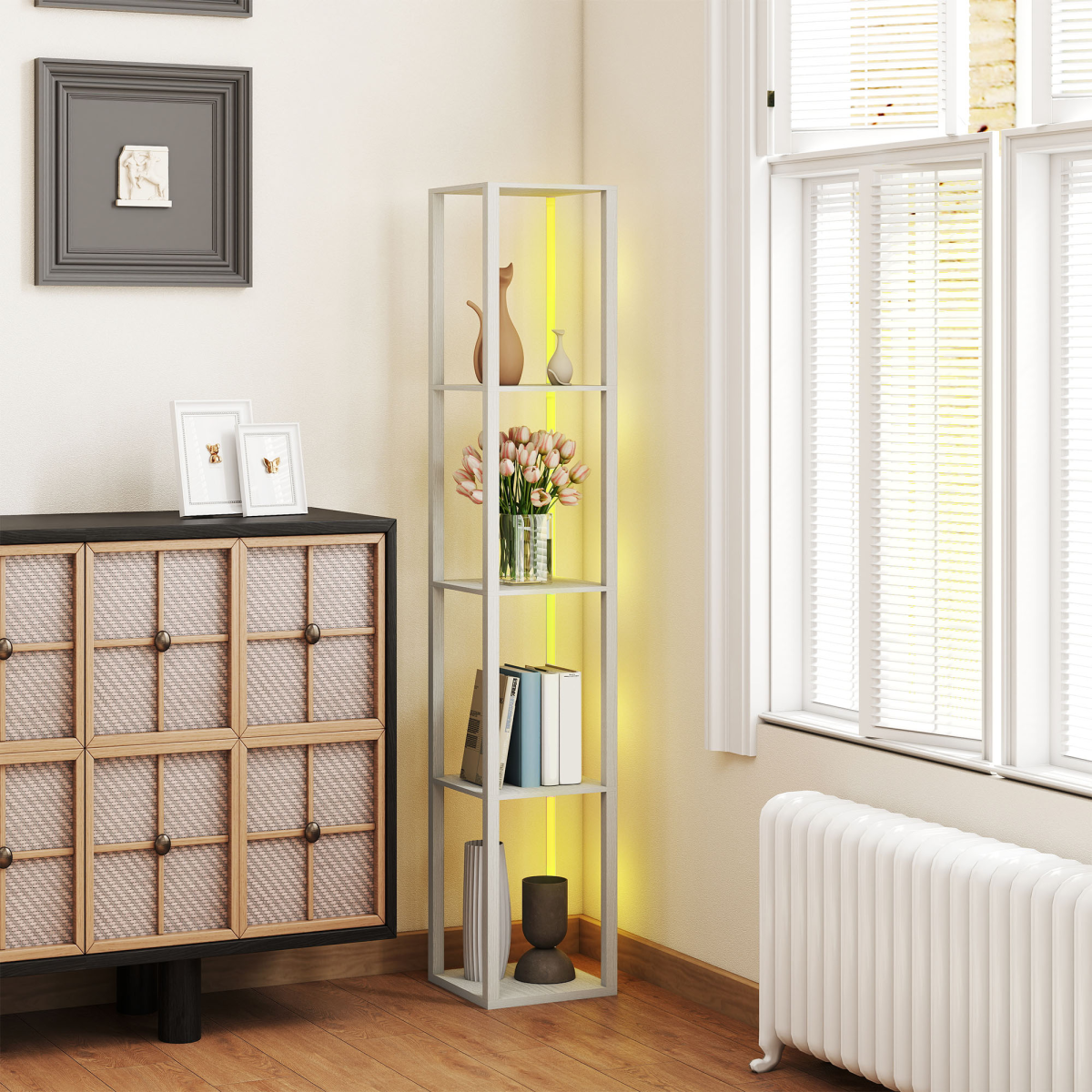cortex-london-windsor-oak-rgb-led-shelf-floor-lamp