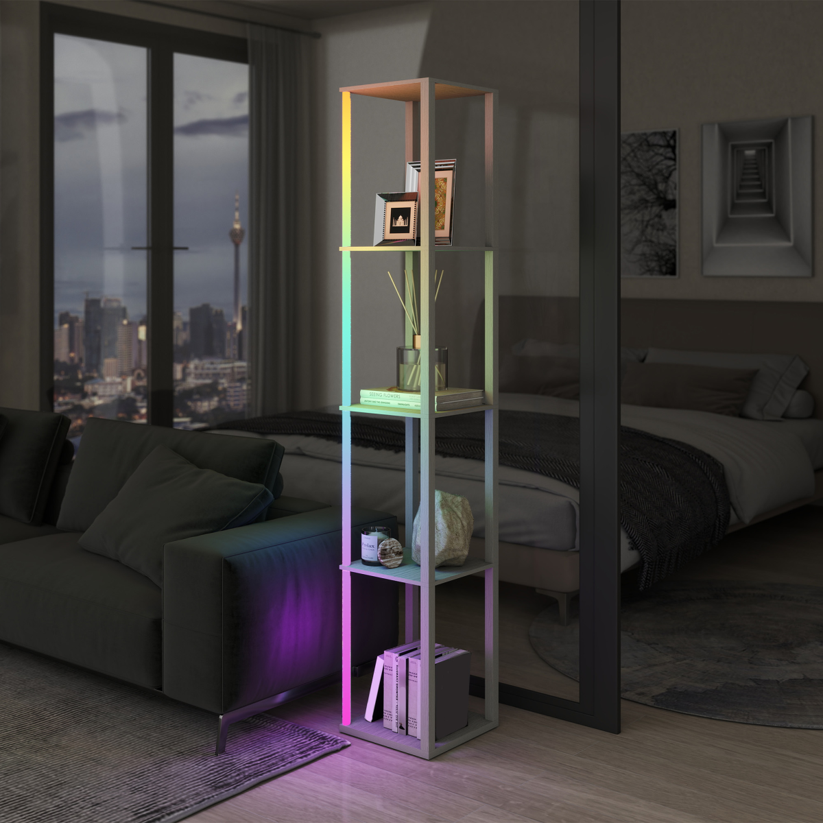 cortex-london-windsor-oak-rgb-led-shelf-floor-lamp