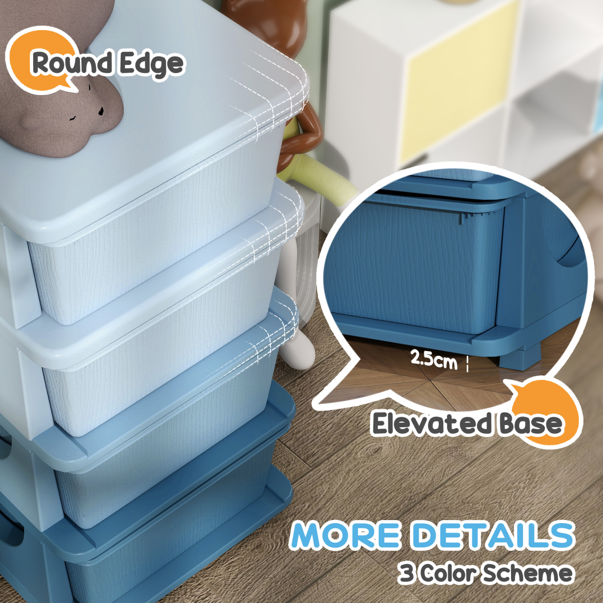 cortex-london-windsor-kids-four-drawer-storage-tower-blue