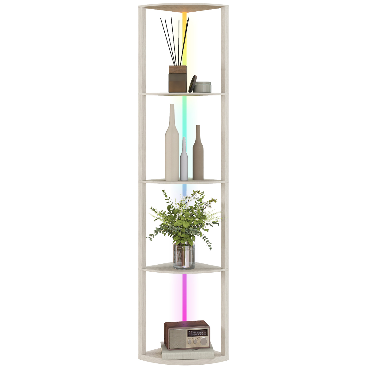 cortex-london-windsor-rgb-led-floor-lamp-with-five-tier-oak-mdf-shelves-and-remote-control