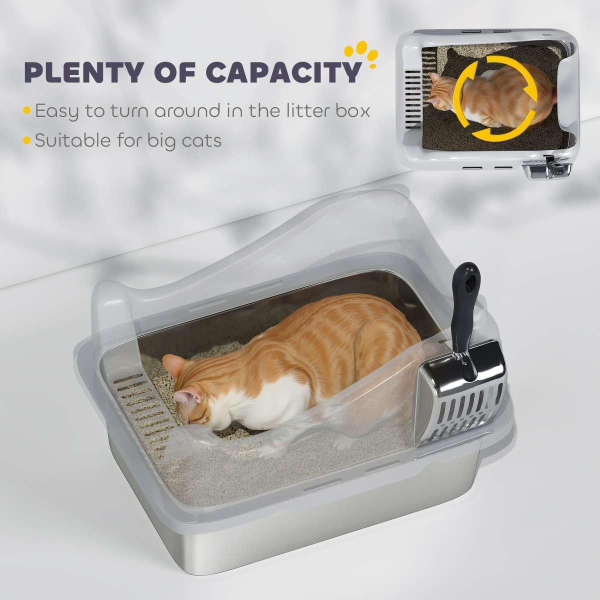 cortex-london-york-stainless-steel-cat-litter-box-high-sides-grey
