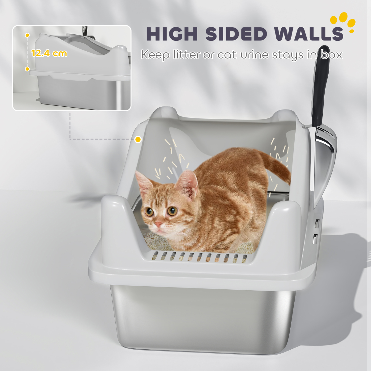 cortex-london-york-stainless-steel-cat-litter-box-high-sides-grey