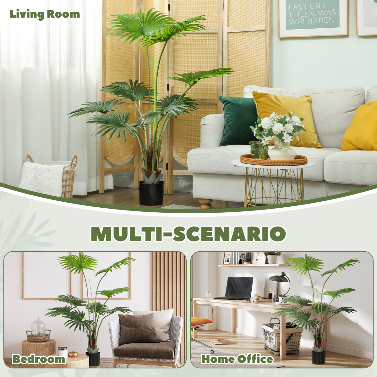 cortex-london-windsor-artificial-palm-tree-145cm-green-peva-leaves-coconut-coir