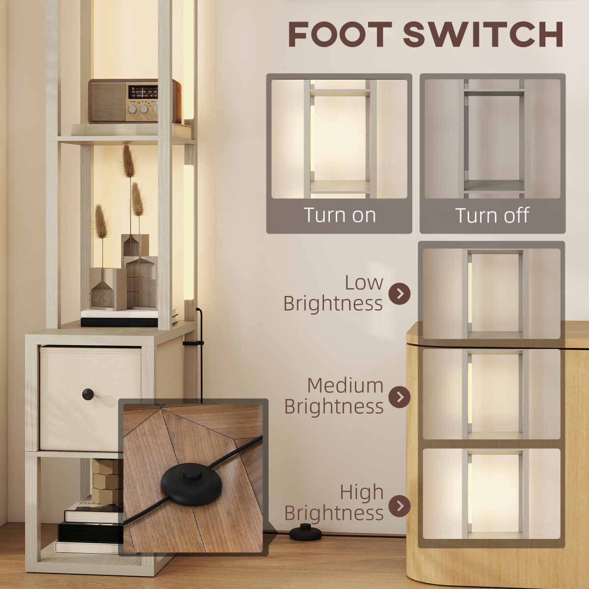 cortex-london-windsor-oak-led-floor-lamp-with-shelves-and-fabric-drawer