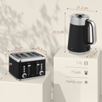 cortex-london-windsor-black-rapid-boil-kettle-four-slice-toaster-set