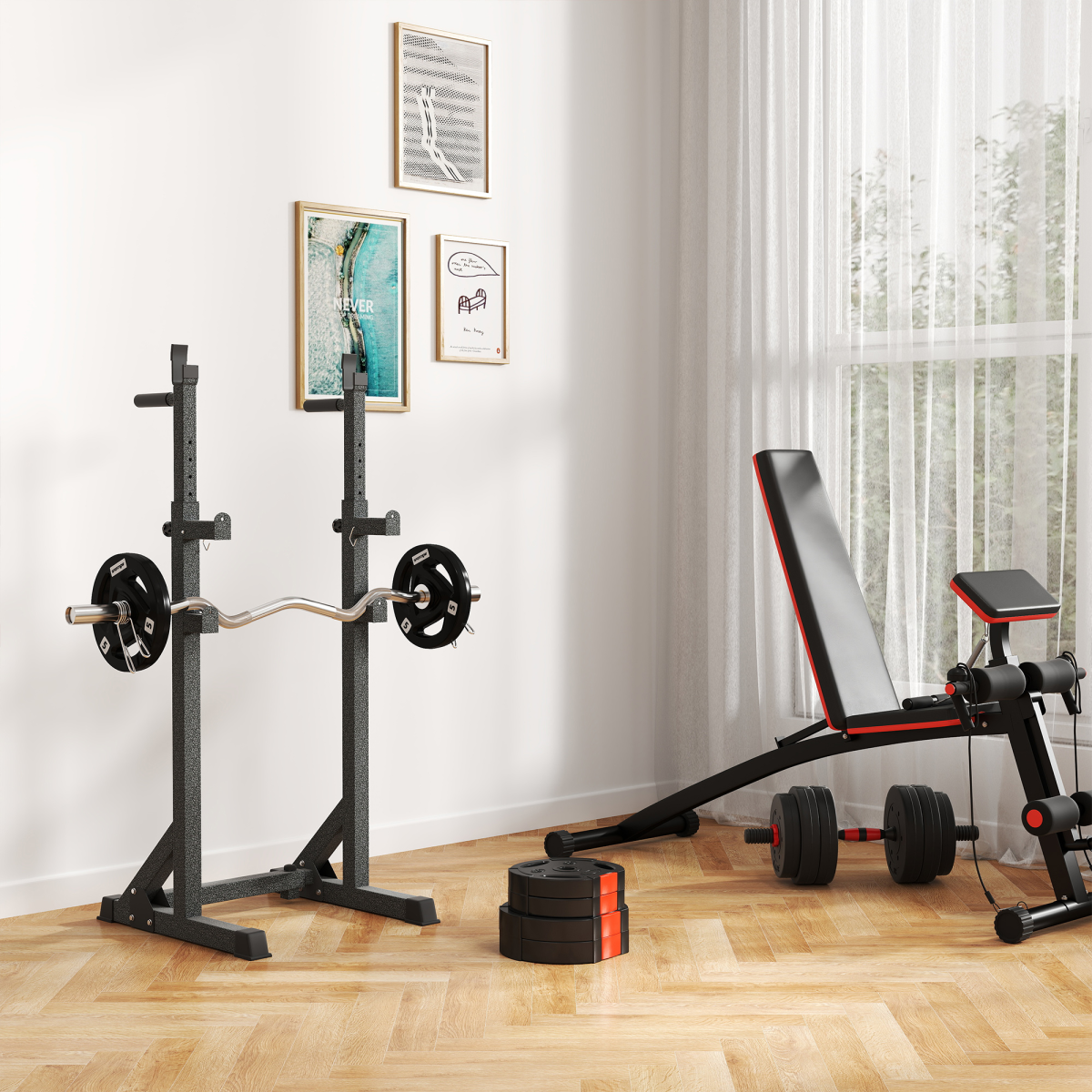 cortex-london-windsor-olympic-weight-plates-set-home-gym-black