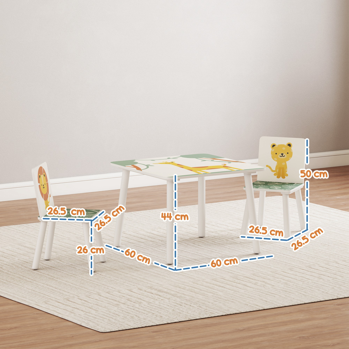 cortex-london-windsor-kids-green-table-with-two-chairs-set
