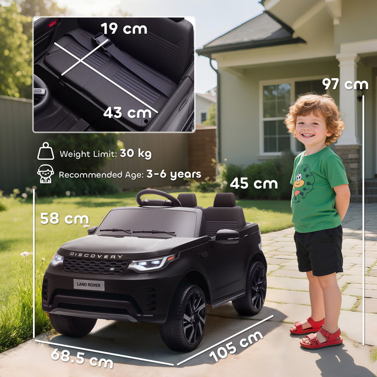 cortex-london-windsor-licensed-land-rover-discovery-12v-kids-electric-car-black