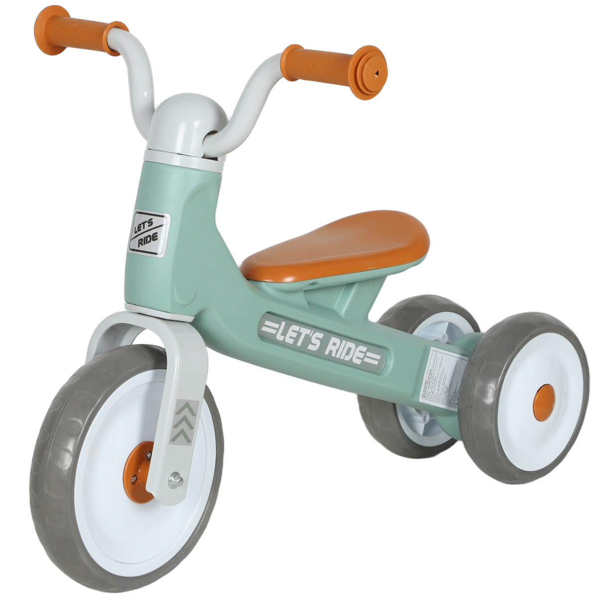 cortex-london-windsor-aiyaplay-toddler-three-wheel-balance-bike-green-white-brown