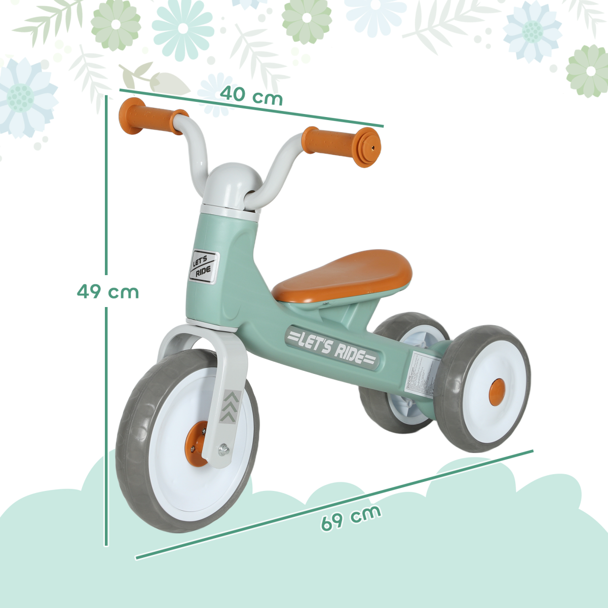 cortex-london-windsor-aiyaplay-toddler-three-wheel-balance-bike-green-white-brown
