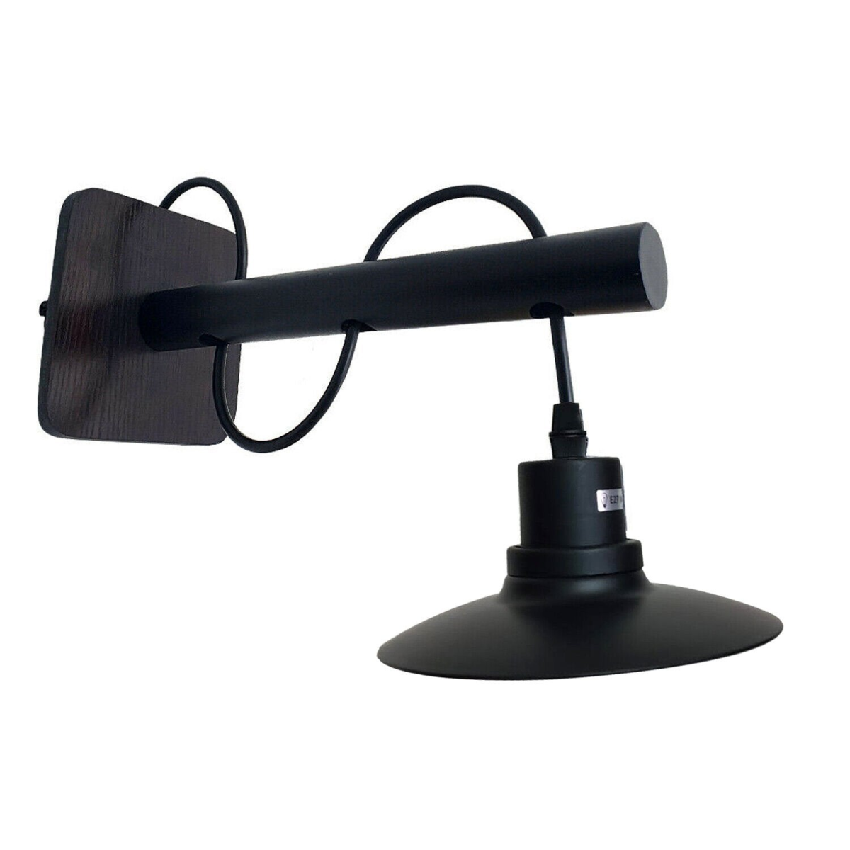 cortex-london-windsor-industrial-black-e27-wall-light