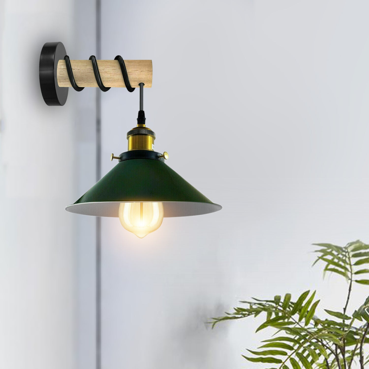 cortex-london-york-black-metal-wood-cone-wall-light